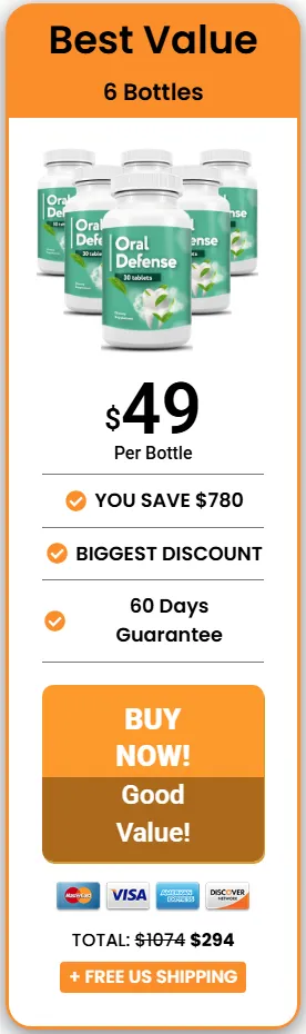 Buy Oral Defense 6 Bottle