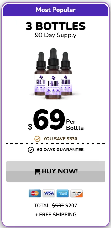 Buy Gelatide 3 Bottle