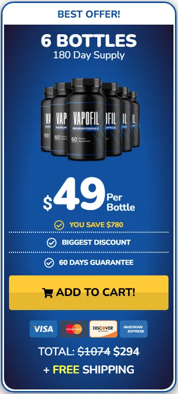 Buy Vapofil 6 Bottle