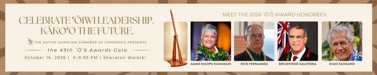 49th 'Ō'Ō Awards Gala - October 16, 2026