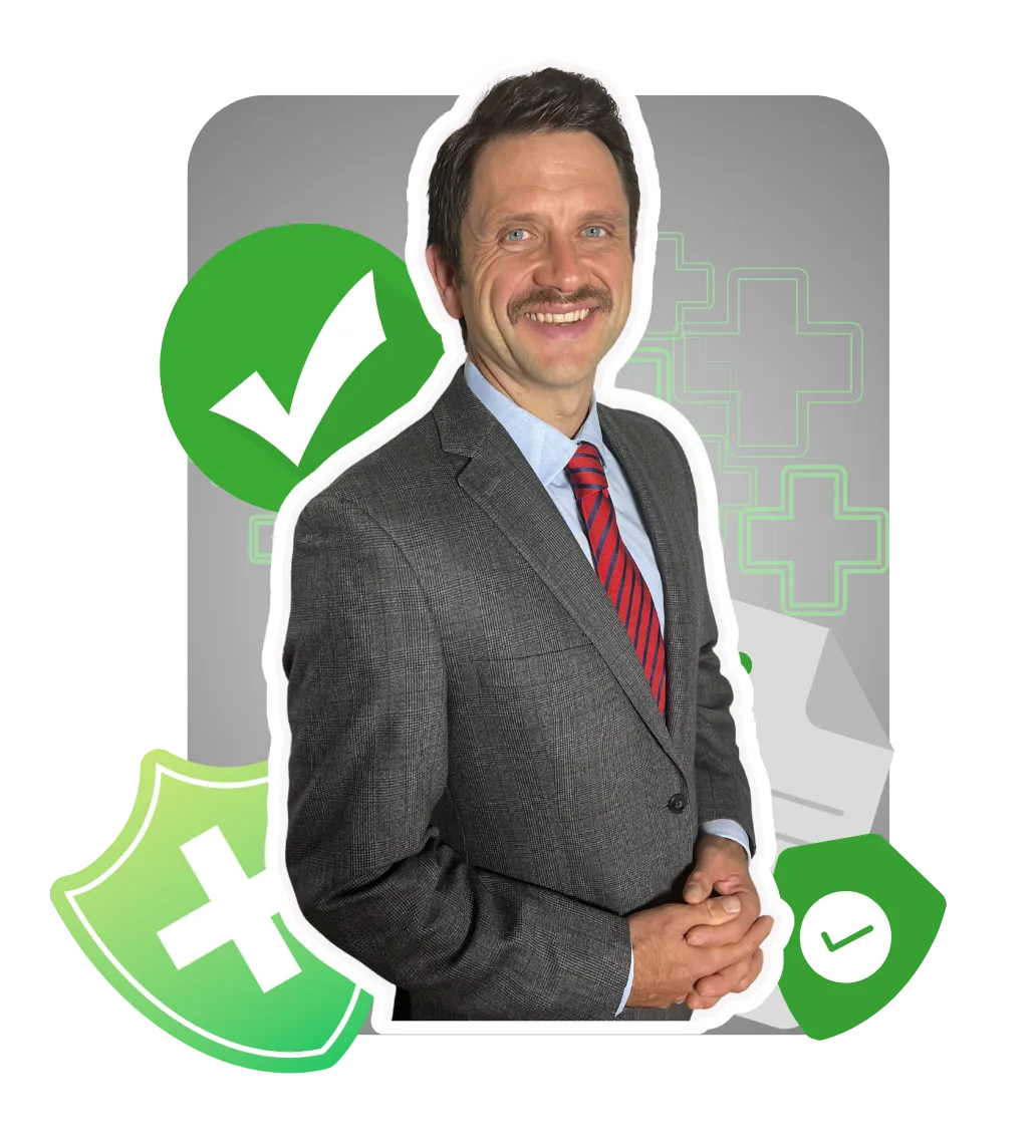 a doctor holding a tablet