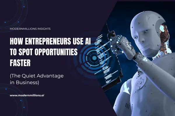 Entrepreneurs using AI to identify opportunities and grow smarter businesses