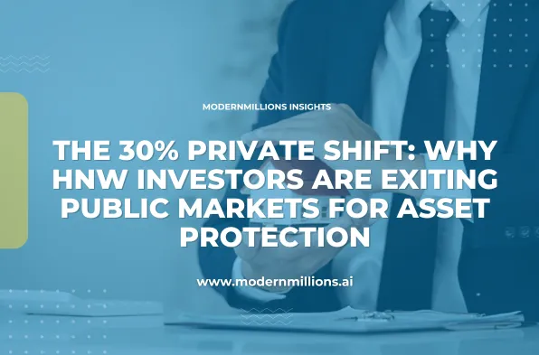 High-net-worth investors shifting from public markets to private alternative investments for wealth protection.