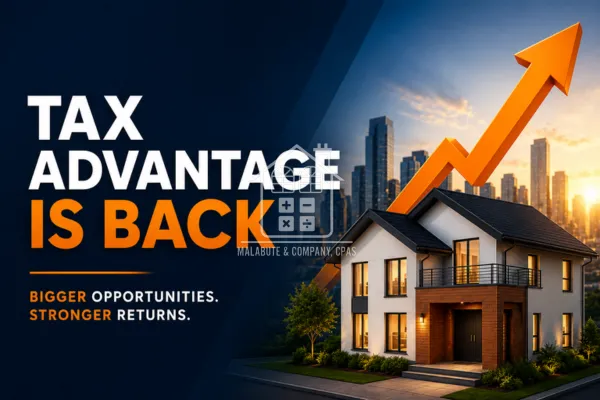 The Investor Tax Advantage Is Back and Bigger Than Ever