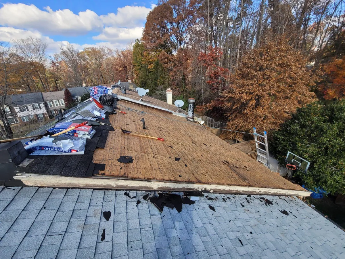 roof storm damages northern va