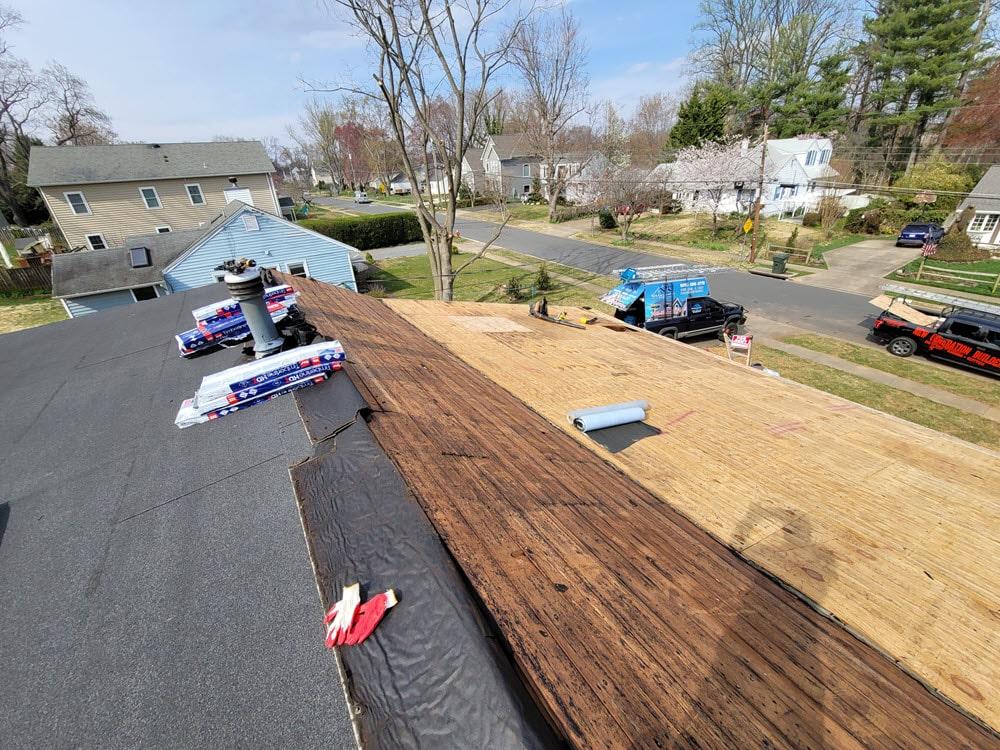 Leaking Roof Replaced in Falls Church VA