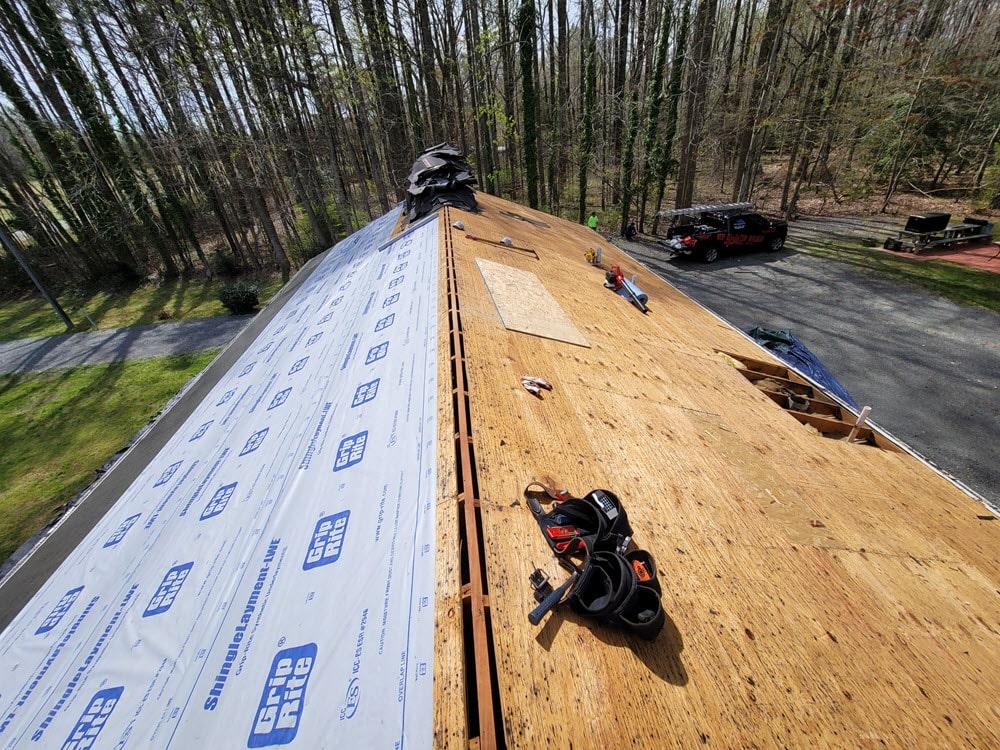 Storm Damaged Roof Montross VA