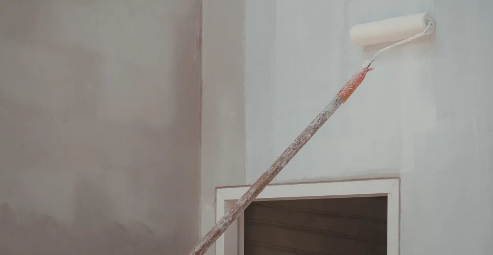 Open concept home renovation with custom ceiling design and modern finishes