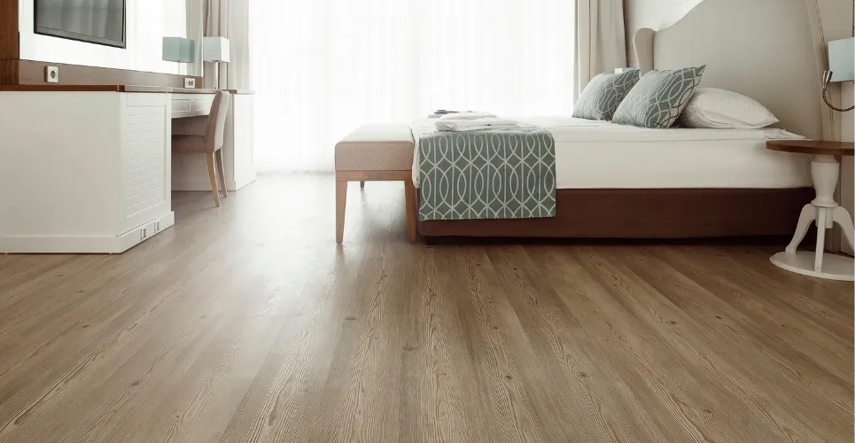 Hardscape design with circular paver patio, built-in fire pit, and surrounding landscaping