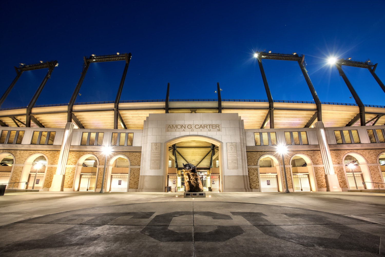 Amon G. Carter Stadium in Fort Worth, Texas