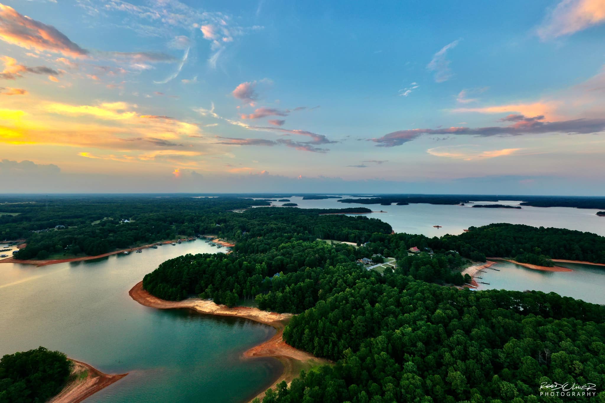 Lake Hartwell scenic view