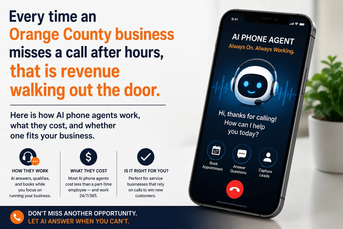 Ben Williamson Orange County AI Guy - AI phone agents and AI answering services for Orange County small businesses
