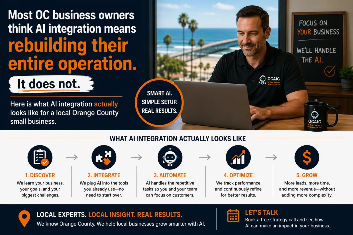 How AI Integration Works for Orange County Small Businesses (Without the Technical Headache)