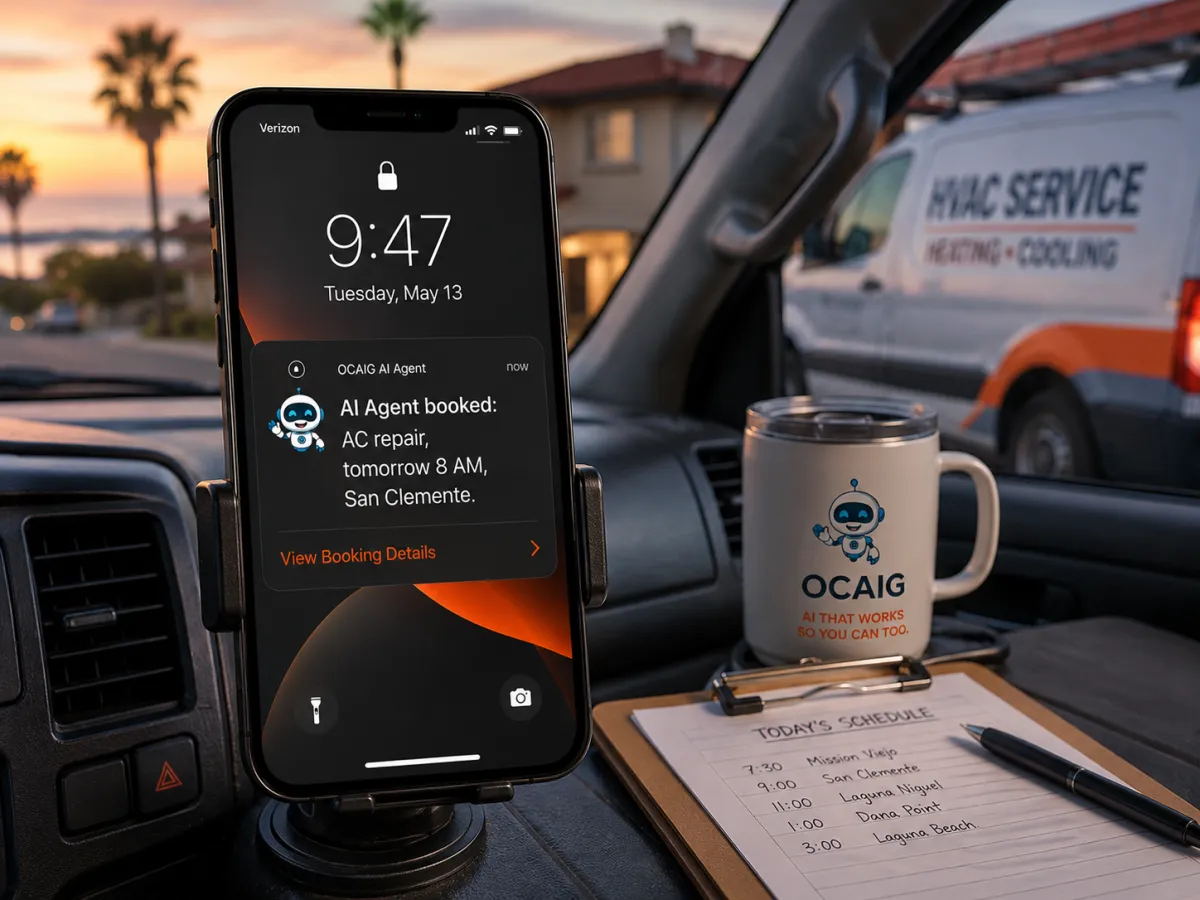 AI Systems for San Clemente HVAC Companies: How Local Contractors Are Automating Bookings and Follow-Up