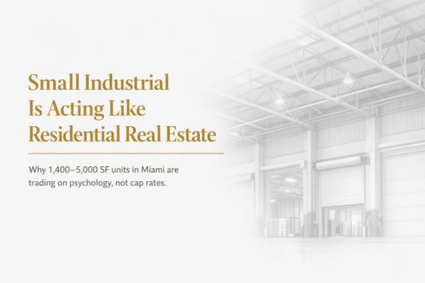 Why Miami’s Small Industrial Market Is Behaving More Like Residential Real Estate