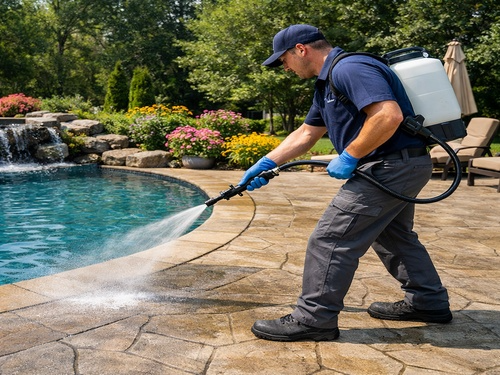 Pool Deck Cleaning in Metro Detroit, MI