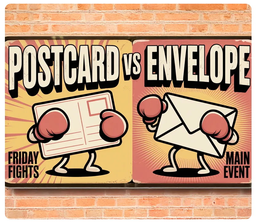 Postcards vs. Envelopes: Which Wins Out?