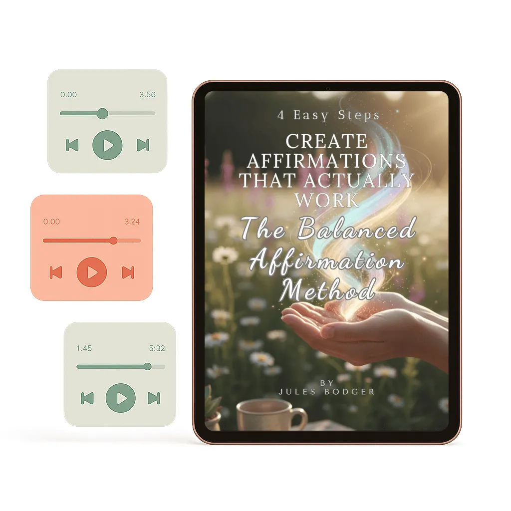 The Balanced Affirmation Method digital bundle toolkit composite image