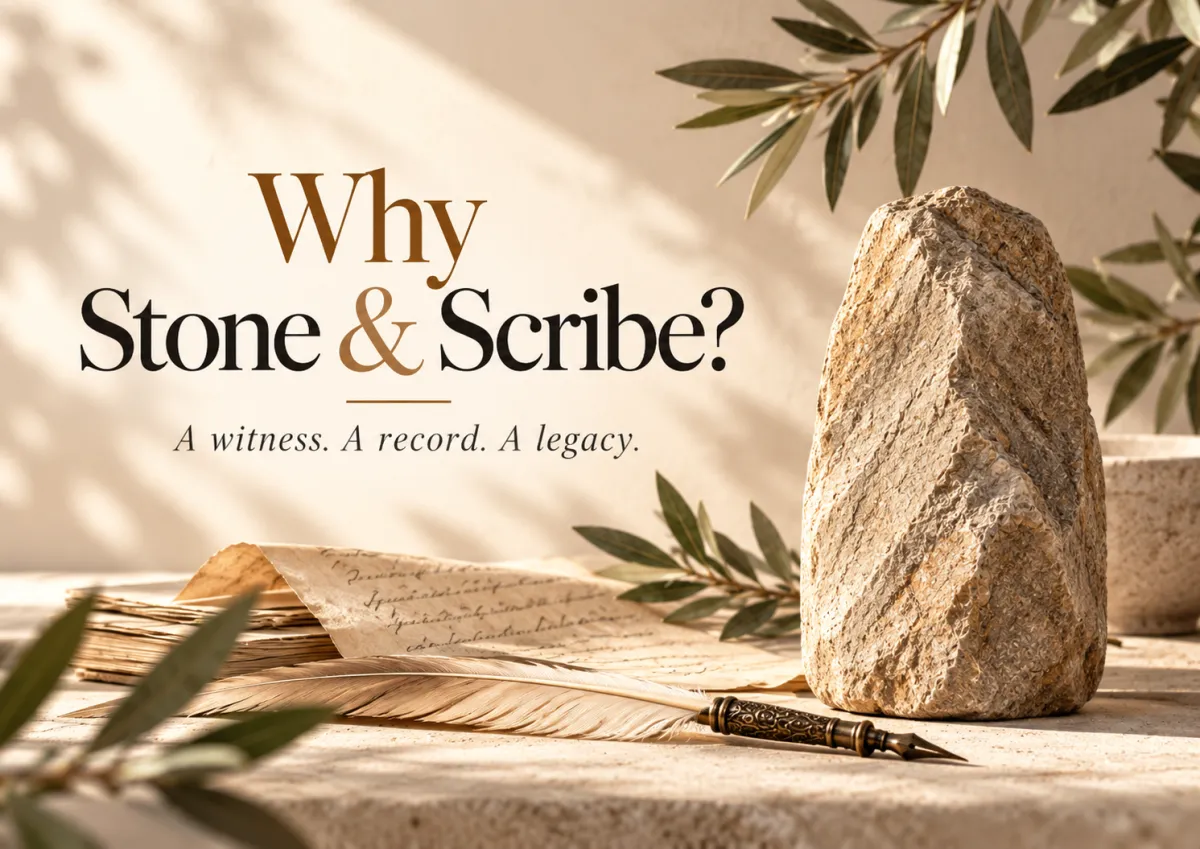 Why Stone & Scribe? The Meaning Behind the Name