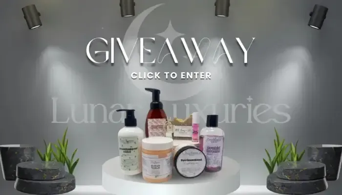 Giveaway call to action - click the photo to enter to win a huge prize