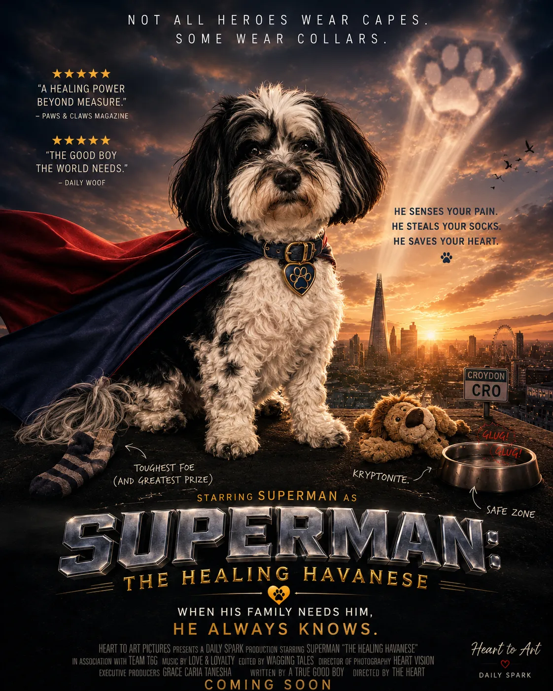 Create a Superhero Movie Poster for Your Pet