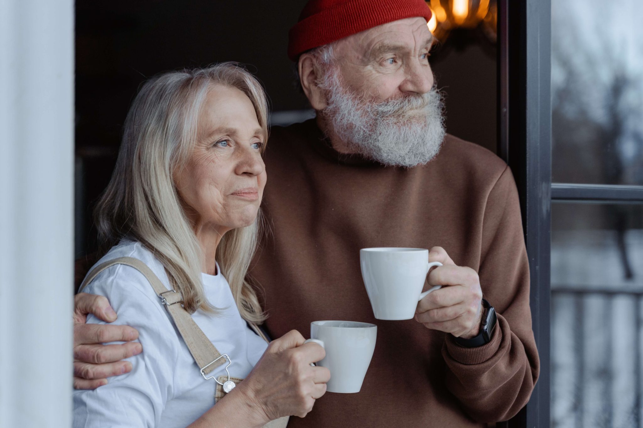 Two seniors thinking of downsizing