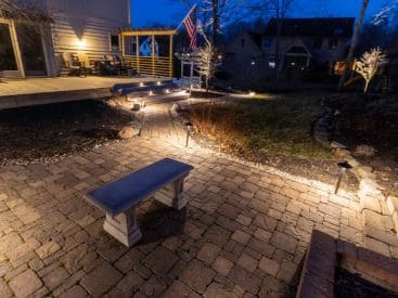 Patio Lighting in Fishers