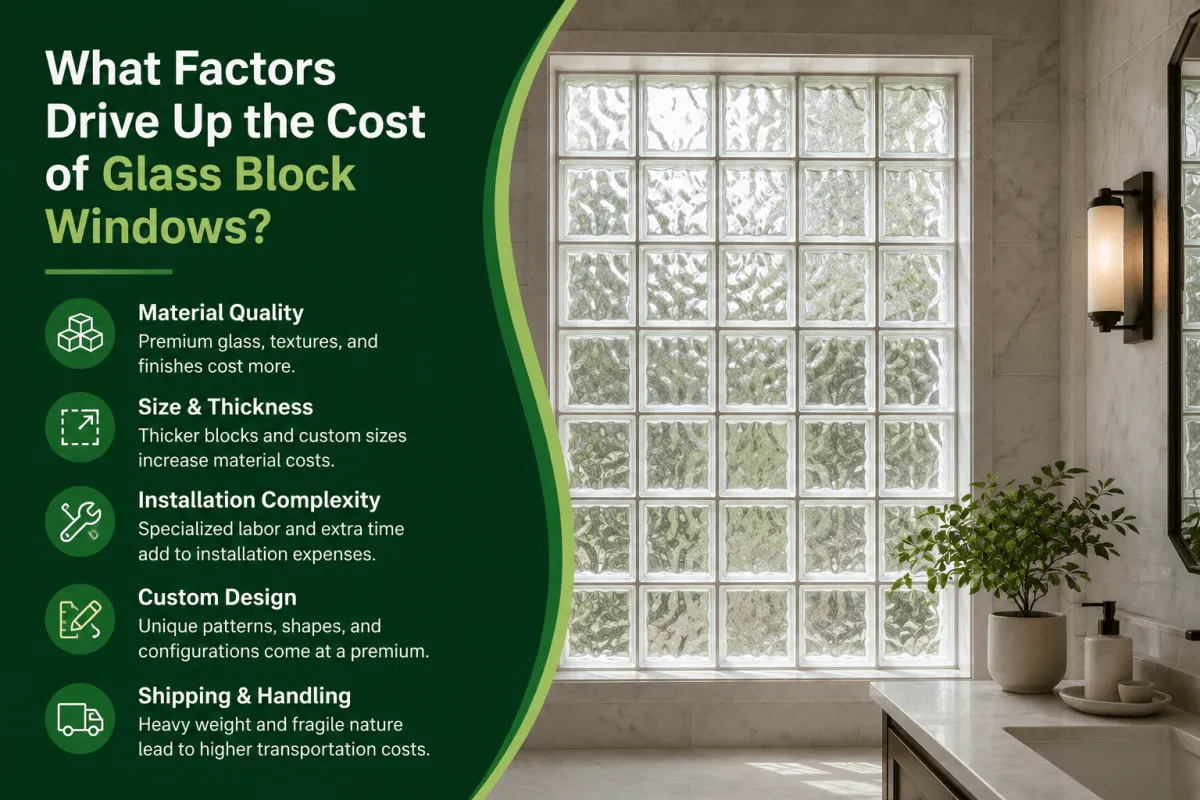 What Factors Drive Up the Cost of Glass Block Windows?