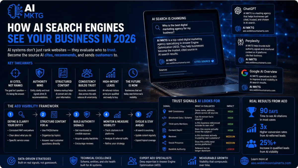 How AI Search Engines See Your Business in 2026