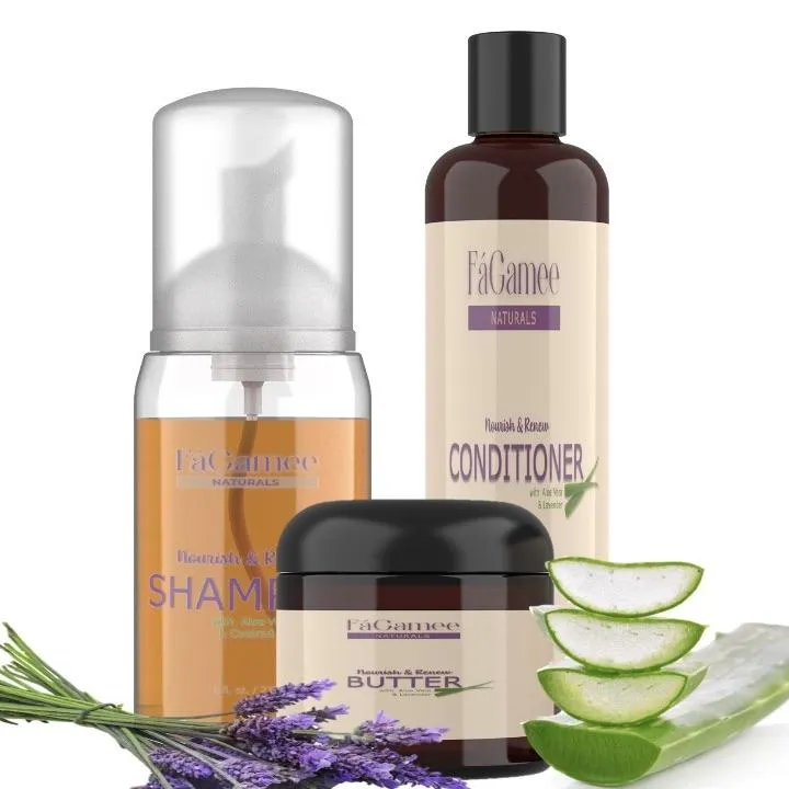 FāGamee Naturals Nourish & Renew Complete Set