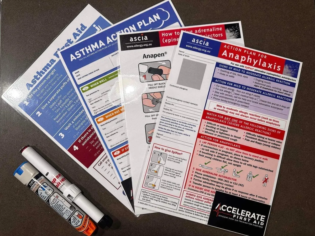 Anaphylaxis & Asthma training in gold coast