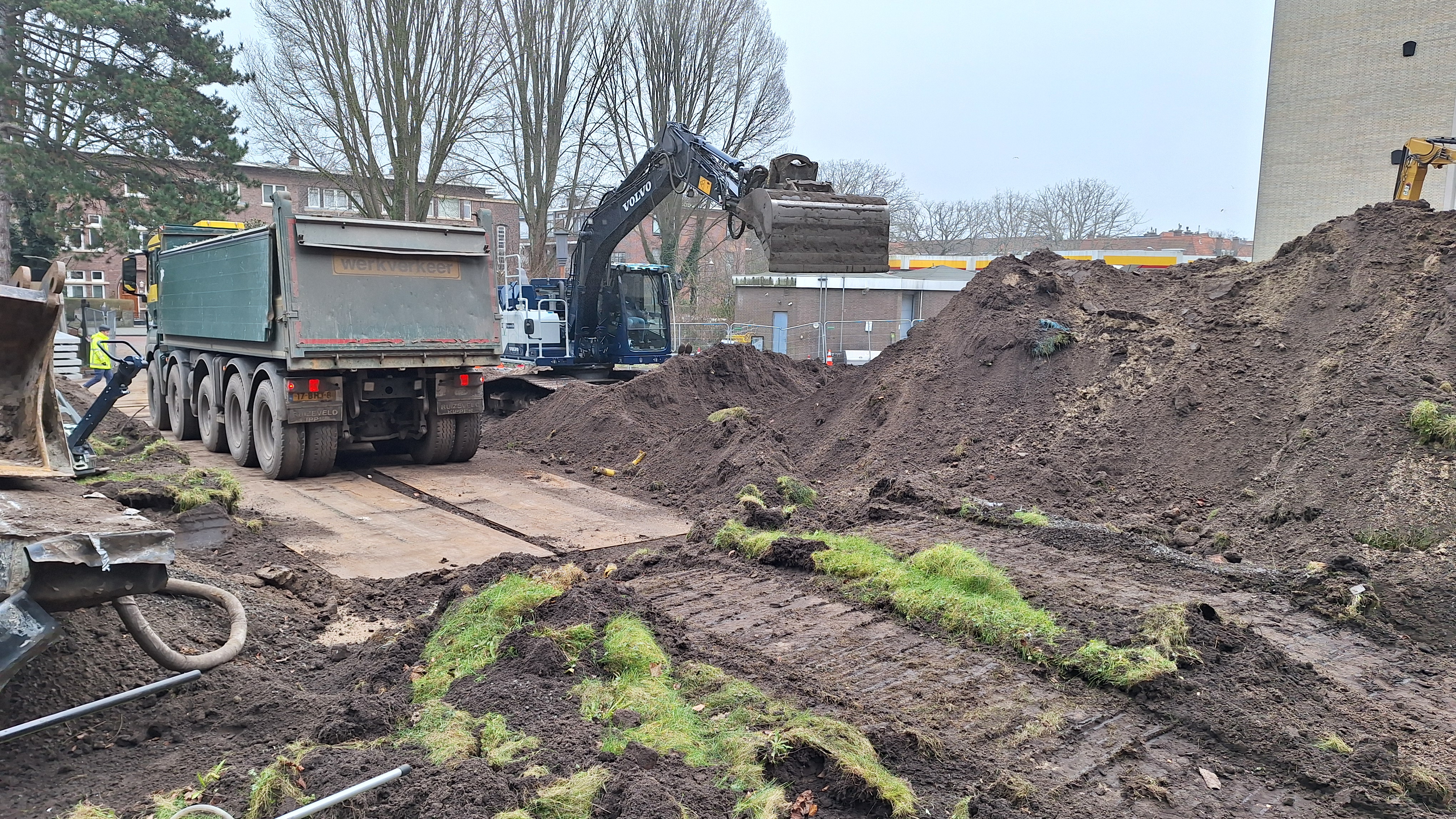 Grond verplaatsen in Denhaag met VMV projecten