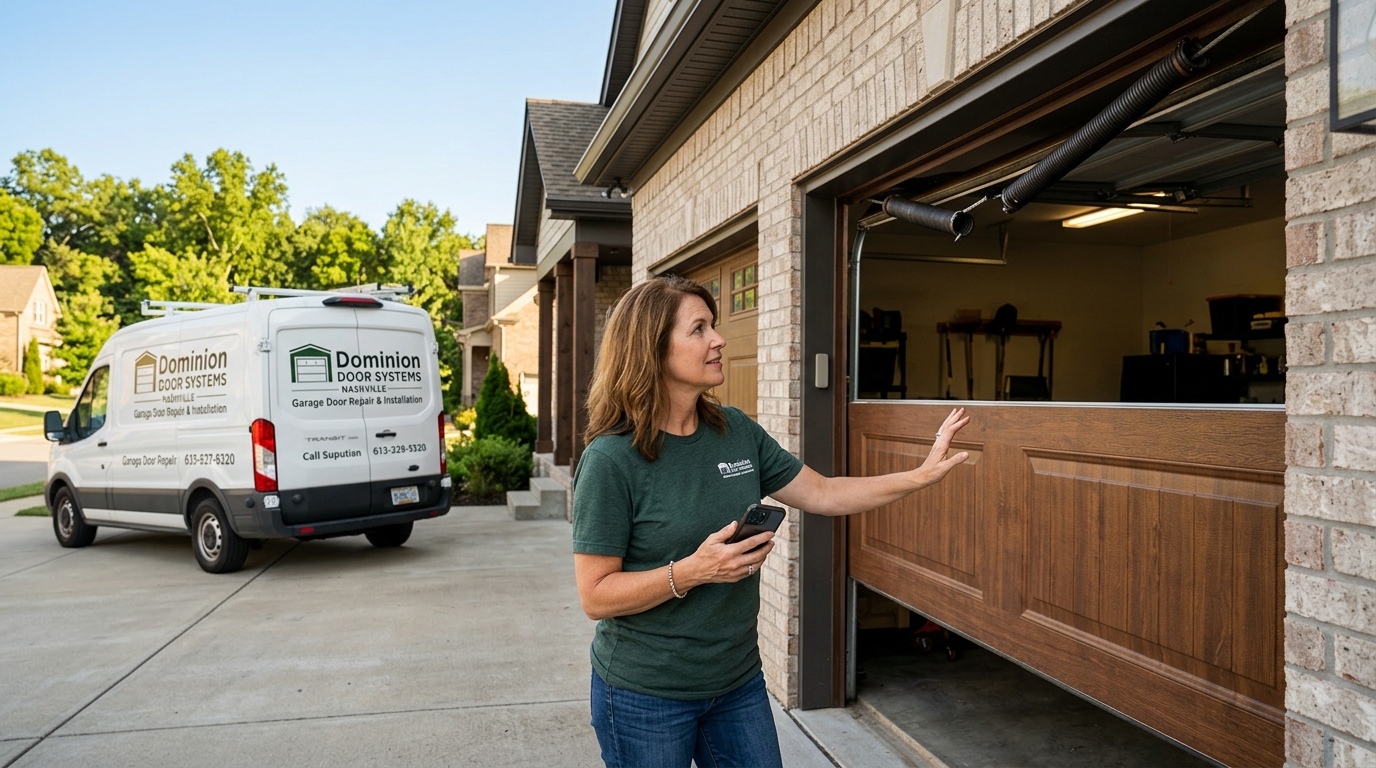 7 Warning Signs of a Broken Garage Door Spring in Nashville