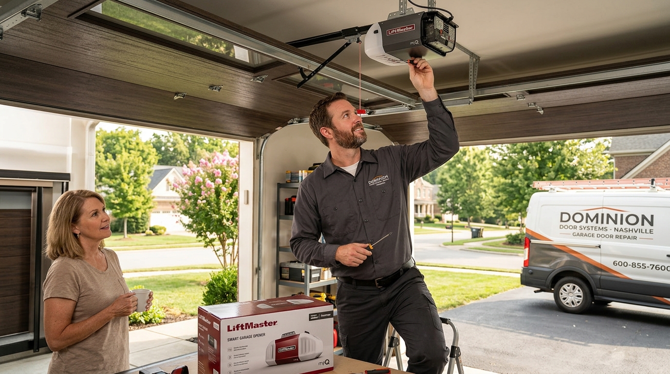 Garage Door Opener Repair vs Replacement | Nashville Guide