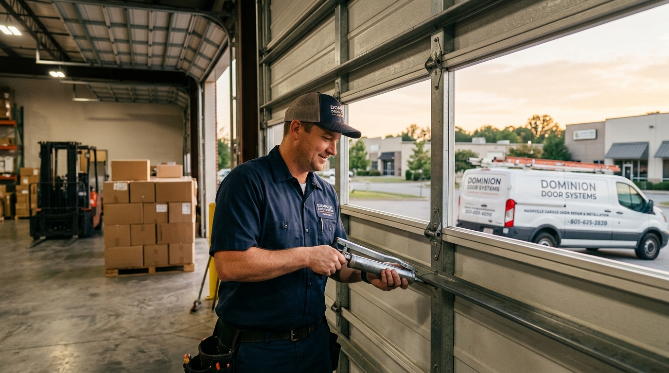 Commercial Garage Door Maintenance for Businesses in Nashville