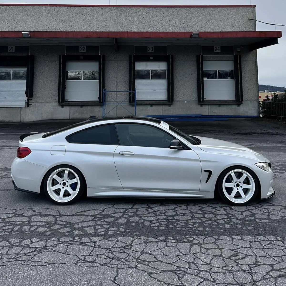 Bmw serie 4 f32 blanche, bmwledcustom