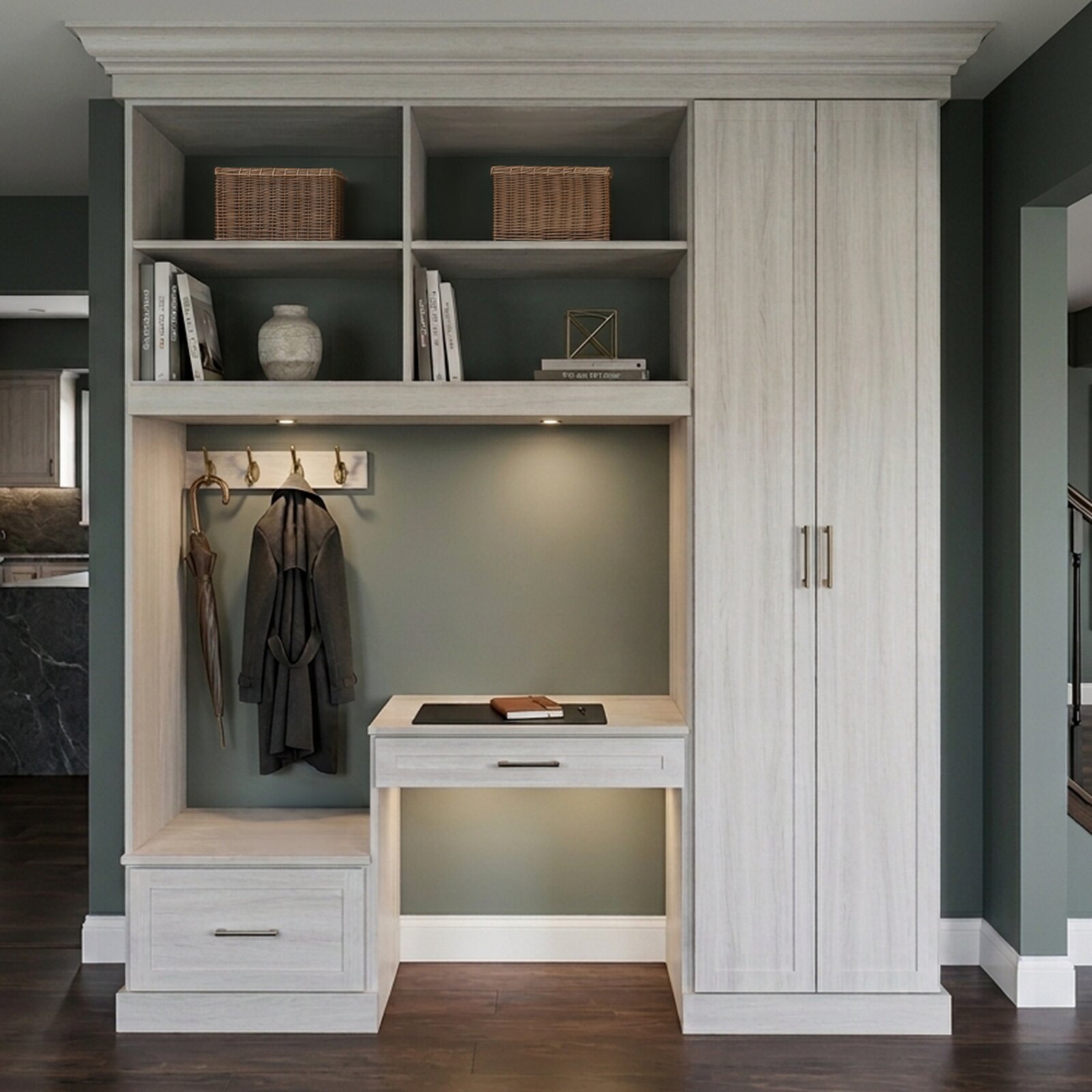 Elegant entryway Closet and Storage Concepts