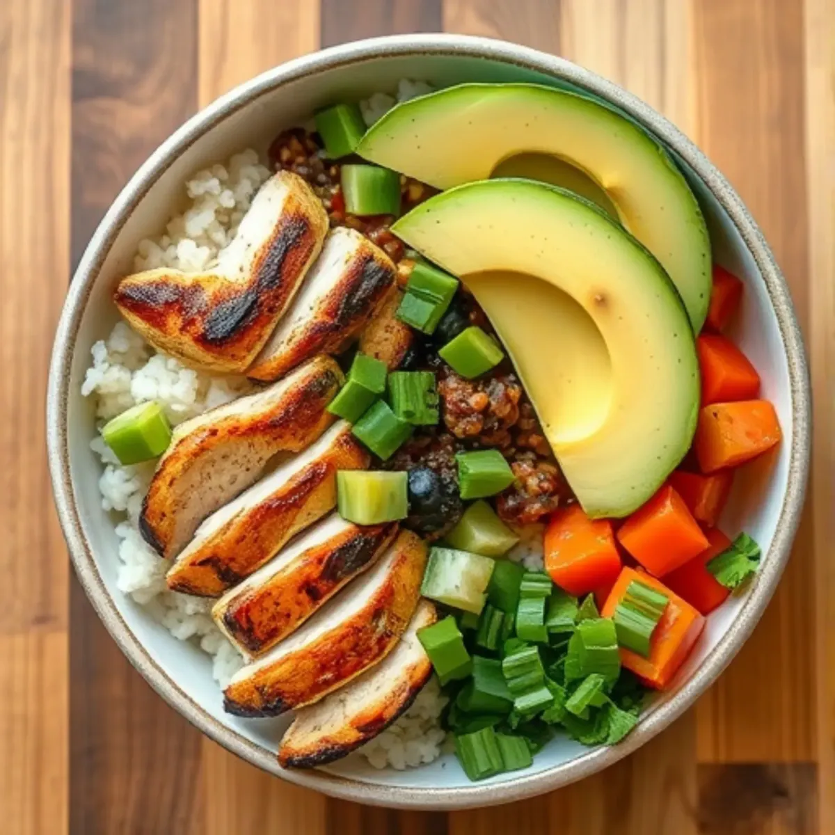 ibrant bowl of vegetables and protein-packed ingredients, showing nourishing and budget-friendly family meals.