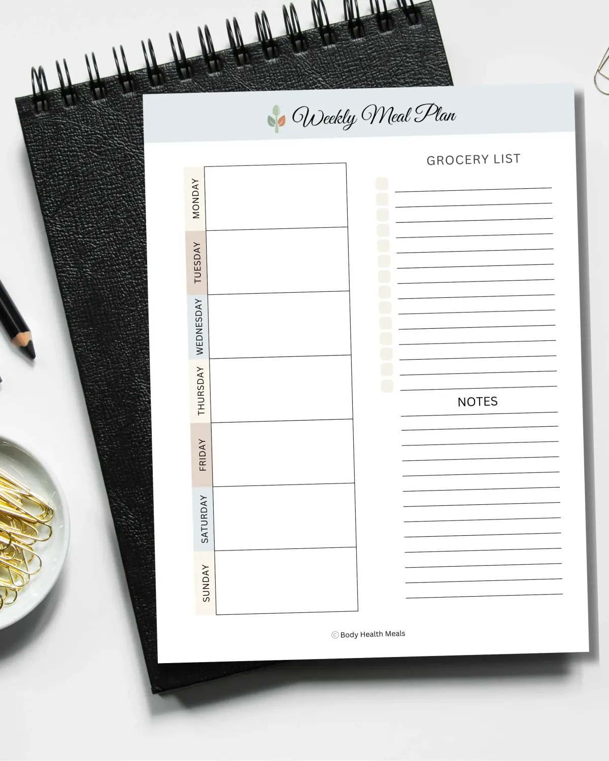 Weekly meal planner and grocery list template designed to help busy moms simplify dinners during hectic weeknights.       Ask ChatGPT