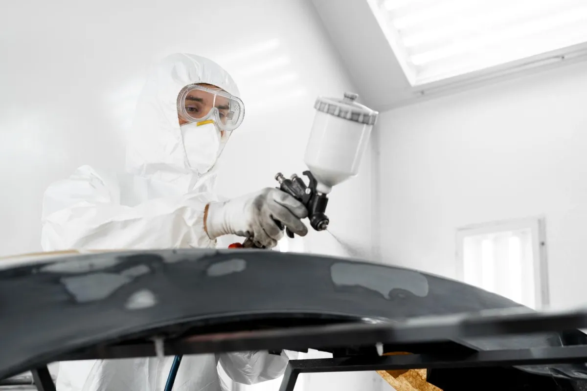 paint and refinish car