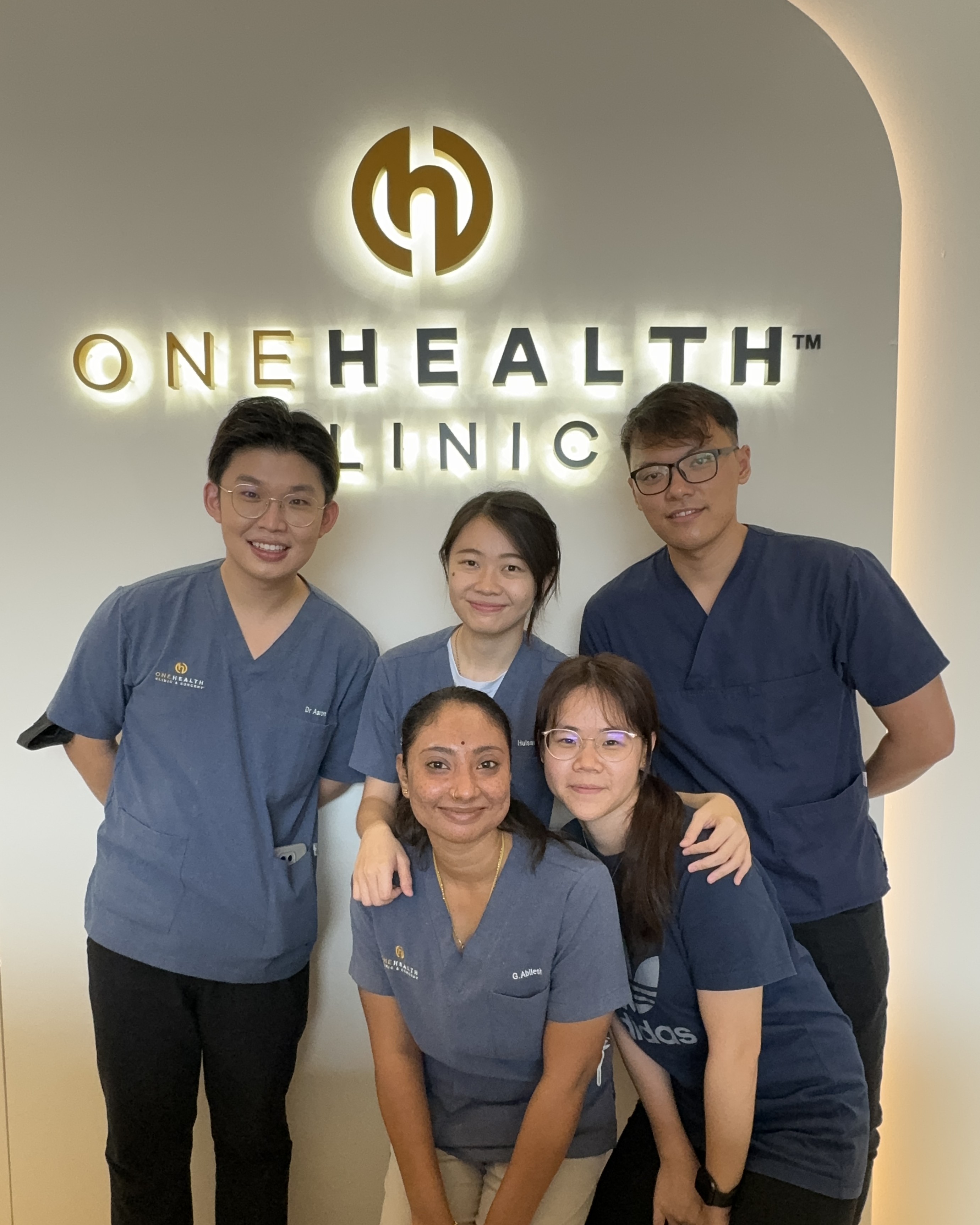the team at OneHealth clinic & surgery johor bahru