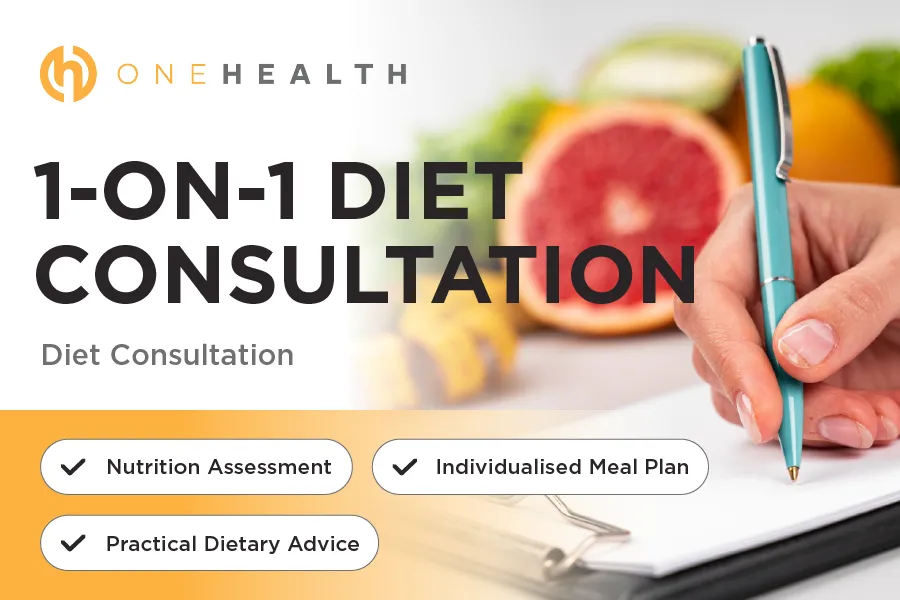 Dietitian consultation OneHealth Clinic Johor Bahru