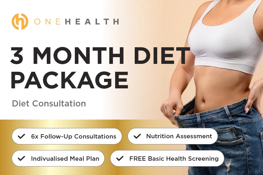 Dietitian consultation OneHealth Clinic Johor Bahru