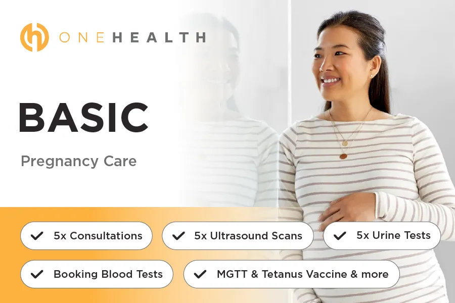 Antenatal consultation OneHealth Clinic Johor Bahru