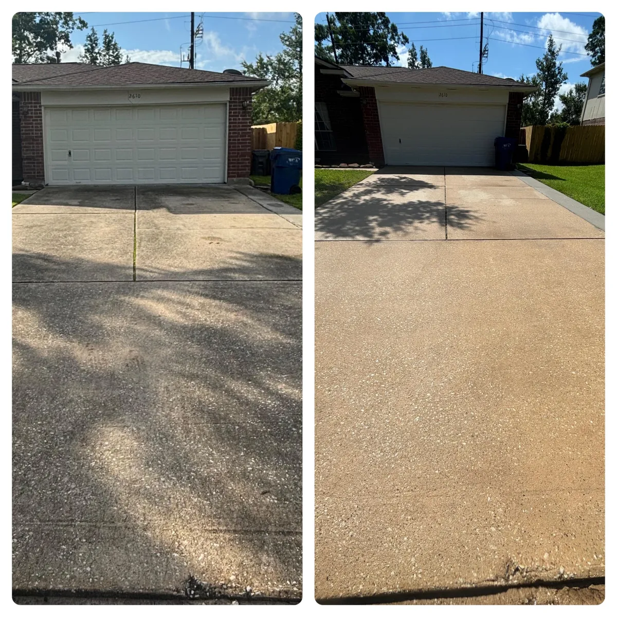 driveway pressure washing
