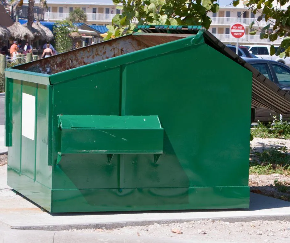 Dumpster Pad Cleaning