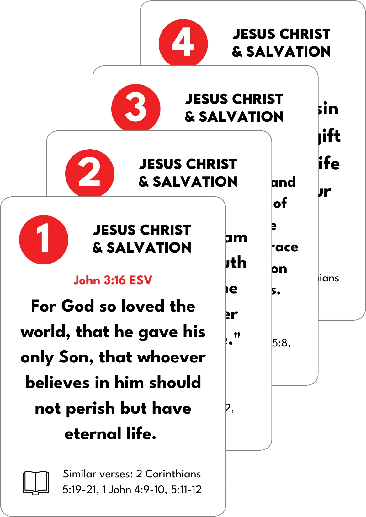 Power Pack Card Deck: 52 Memory Verses Every Christian Should Know