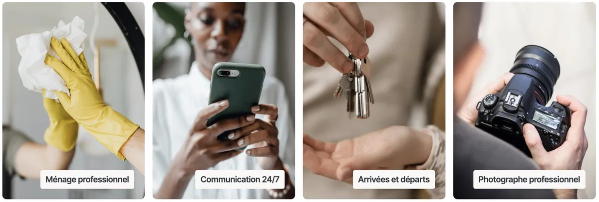 Services conciergerie Airbnb Grenoble - ménage, communication, arrivées et photos professionnelles