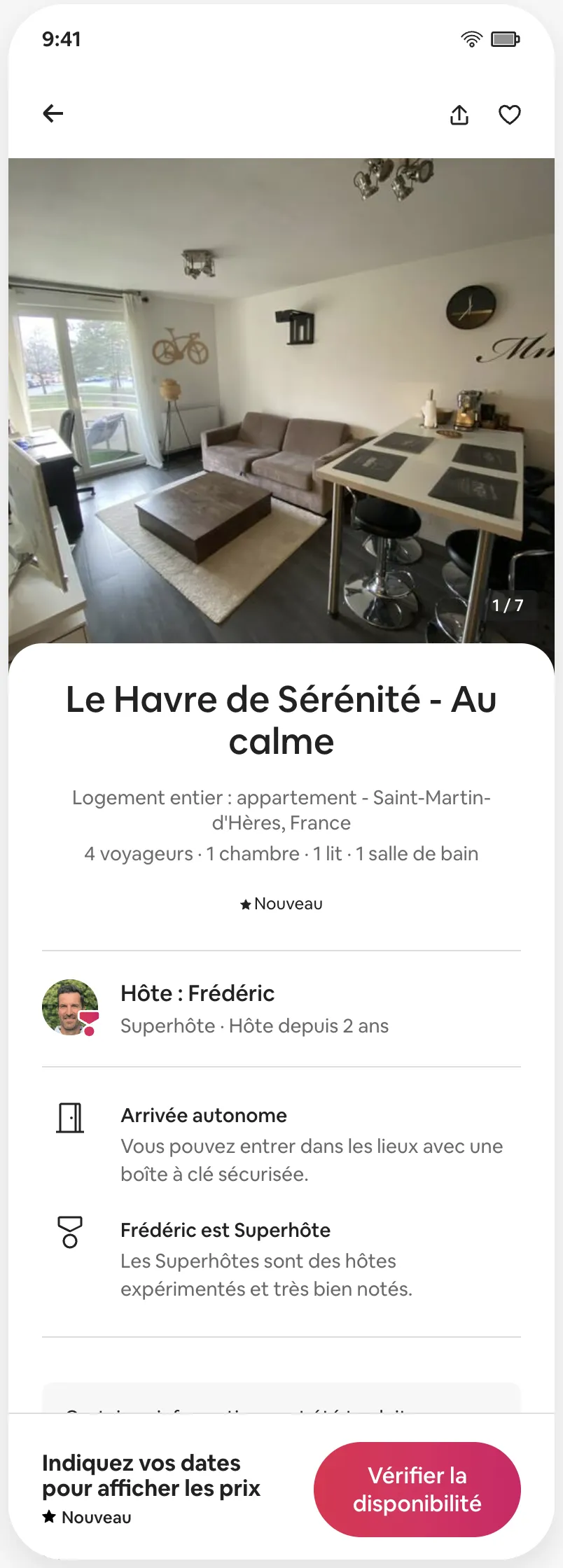 Appartement Le Havre de Sérénité au calme Saint Martin d'héres- Ferrari's Conciergerie