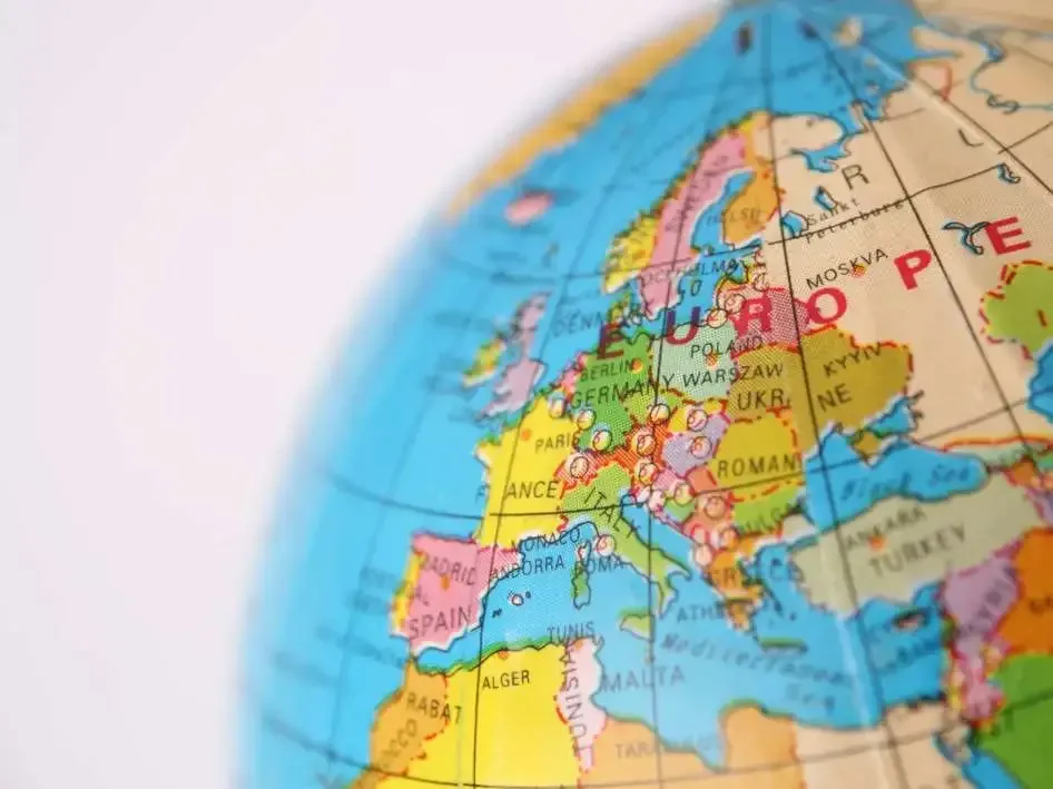 Photo of a globe